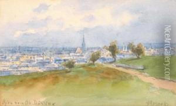 Wien Von Oberdobling Oil Painting - Vincenz Hawlicek