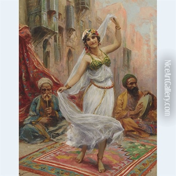 Oriental Dance Oil Painting - Fabio Fabbi