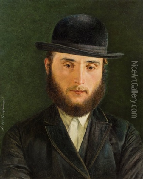 Talmud Student Oil Painting - Isidor Kaufmann