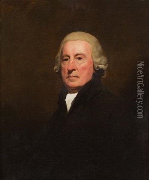 Half Length Portrait Of John Campbell Of Clathick Oil Painting - Sir Henry Raeburn