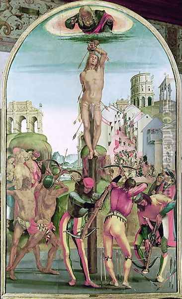 The Martyrdom of St. Sebastian Oil Painting - Luca Signorelli