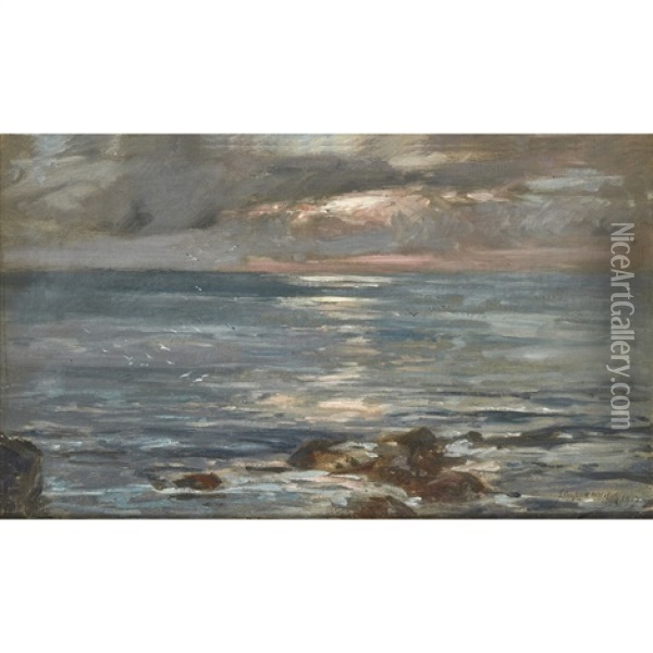 Seascape Oil Painting - John Campbell Mitchell