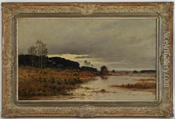 Paysage De Campagne Oil Painting - Emile Godchaux