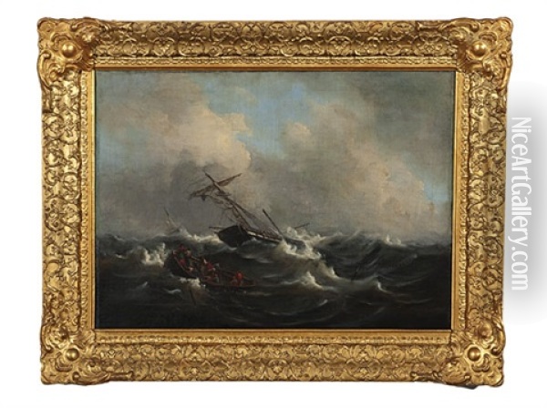 Marine Scene Oil Painting - John Crome the Elder