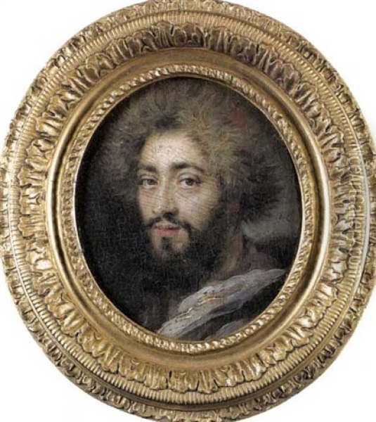 Portrait De Mehermet Riga Bey Oil Painting - Antoine Coypel