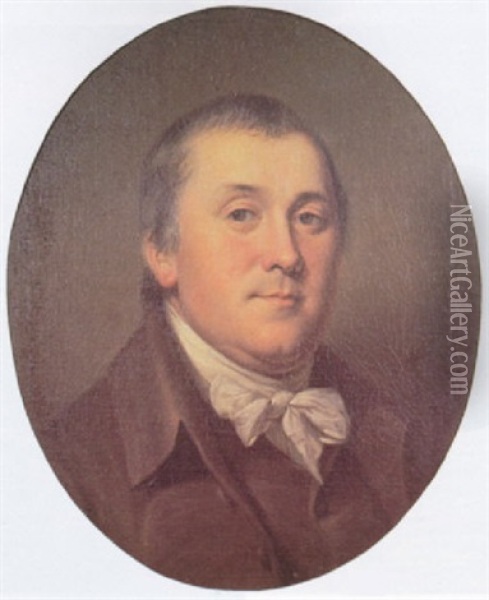 Portrait Of Joseph Sansom Oil Painting - Charles Willson Peale