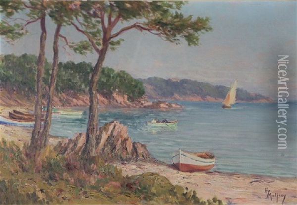 Paysage Environs De Toulon Oil Painting - Henri Malfroy-Savigny