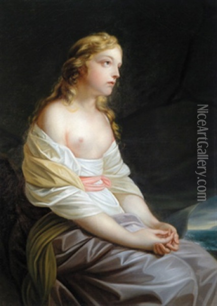 Melida Oil Painting - Friedrich Heinrich Fueger