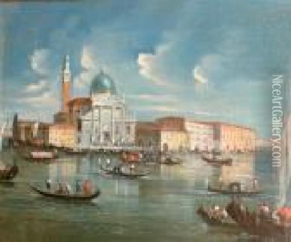 Venetian Views Oil Painting - Francesco Guardi