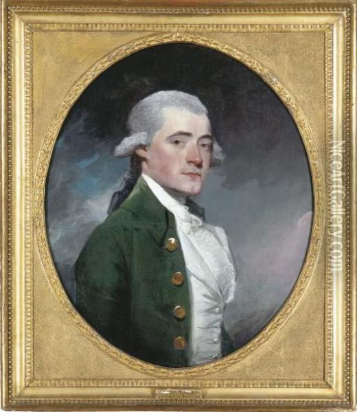 Portrait Of George Matcham Esq. Oil Painting - Gilbert Stuart