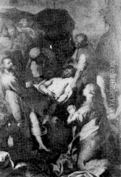The Burial Of Christ Oil Painting - Federico Barocci