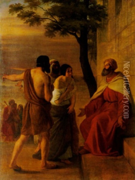 Biblische Szene Oil Painting - Antonio Ciseri