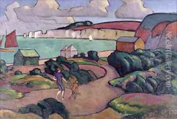 Studland Bay Oil Painting - Roger Eliot Fry