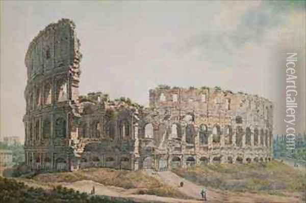 The Colosseum Rome Oil Painting - Abraham Louis Rudolph Ducros