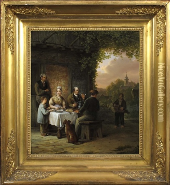 Le Petit Dejeuner Oil Painting - Willem Pouwelsen