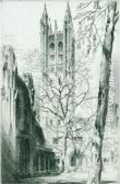 Westminster Cathedral Oil Painting - John Taylor Arms