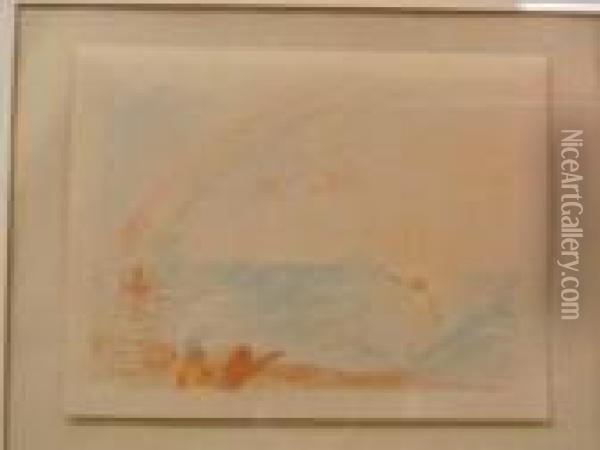 Le Christ Marchant Sur
L'eau Oil Painting - James Ensor