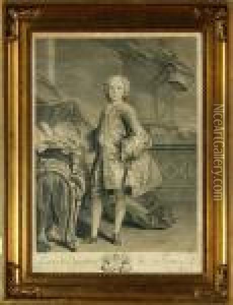 Louis Dauphin De France Oil Painting - Louis Tocque