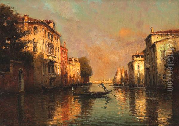 Venice Oil Painting - Jules Jean Antoine Baric