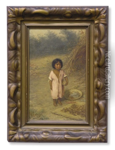 Little Angel #384 Oil Painting - Grace Carpenter Hudson