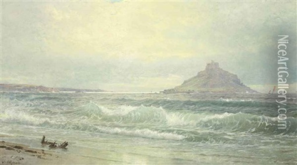 St. Michael's Mount, England Oil Painting - William Trost Richards