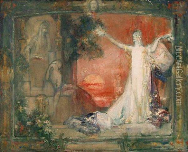 Salome Oil Painting - Pierre Amedee Marcel-Beronneau