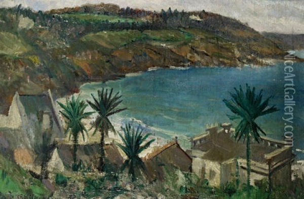 La Corniche 1 Oil Painting - Christopher Richard Wynne Nevinson