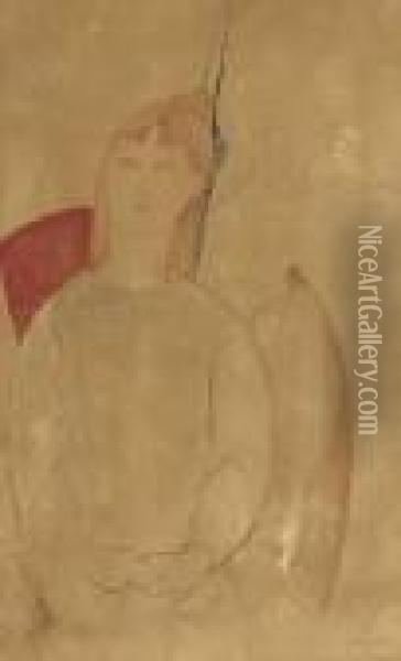 Jeune Femme Assise Oil Painting - Amedeo Modigliani