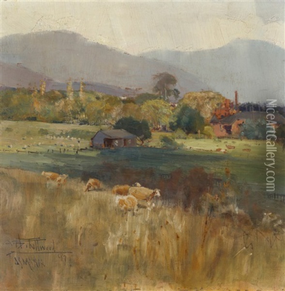 Tasmania Oil Painting - Albert Henry Fullwood