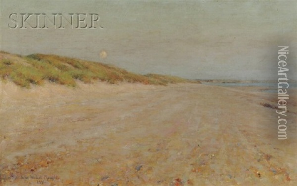 Evening - Coast Of Picardy Oil Painting - John Willard Raught