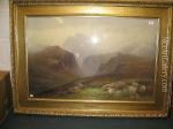 Head Of Glen Nevis Oil Painting - Charles Edward Ii Brittan