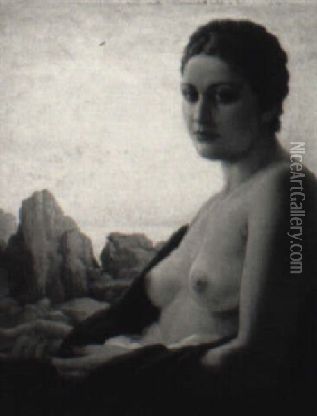 Desnudo Oil Painting - Eduardo Soria