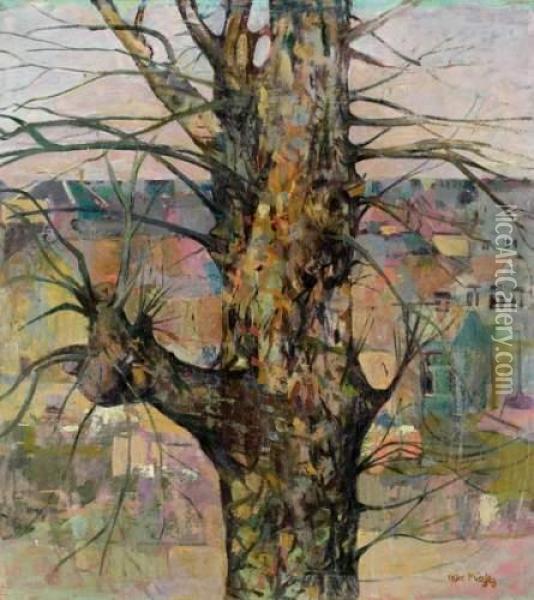 L'arbre Oil Painting - Peter Midgley