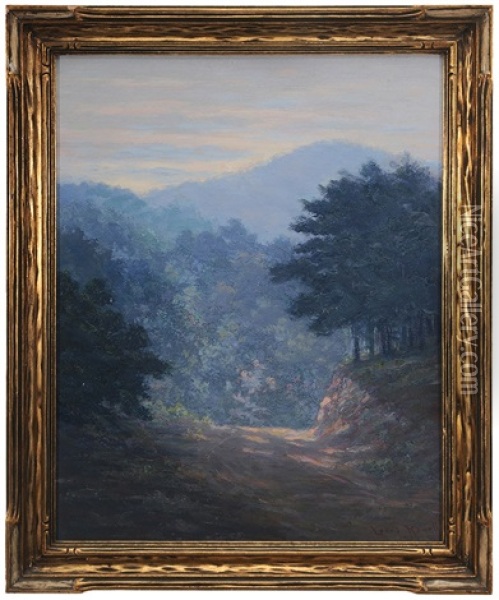 Melrose Mountain Oil Painting - Louis Rowell