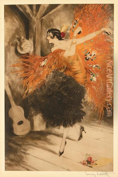 Spanish Dance Oil Painting - Louis Icart