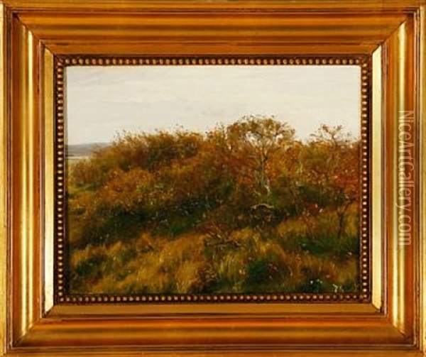 A Coppice Oil Painting - Vilhelm Peter Karl Kyhn