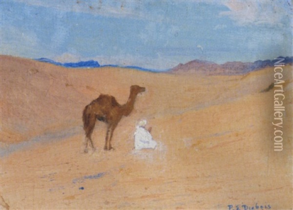 Priere Dans Le Desert Oil Painting - Paul Emile Dubois