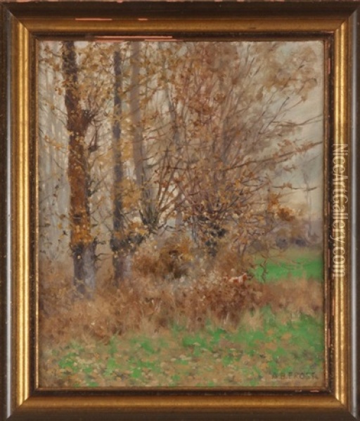 Pastoral Landscape Oil Painting - Arthur Burdett Frost Sr.