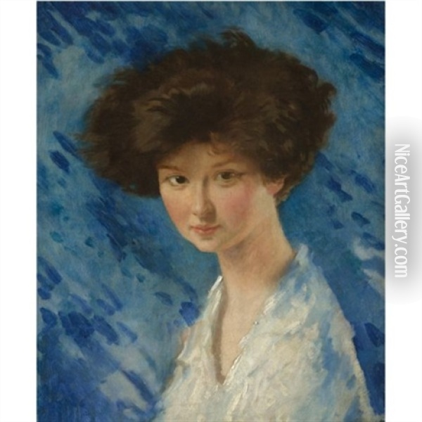 Lady Evelyn Herbert Oil Painting - Sir William Orpen