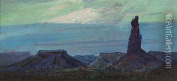 Near Canyon De Chelly Oil Painting - Carl Oscar Borg