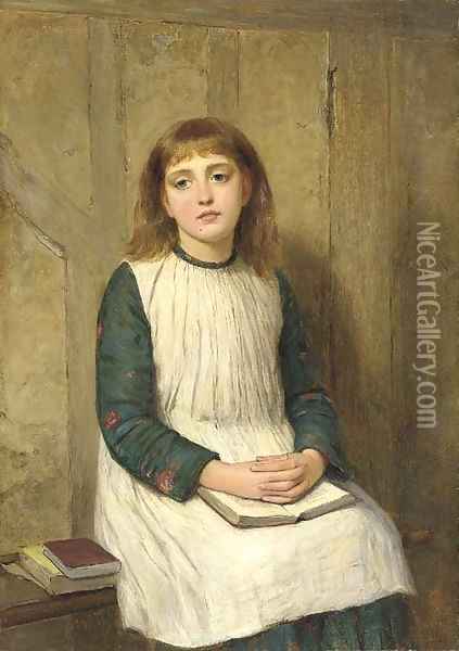 Contemplation Oil Painting - Charles Sillem Lidderdale