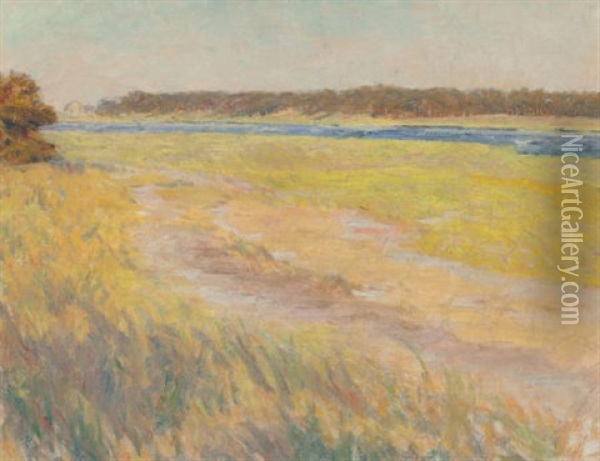 Spring Afternoon Landscape Oil Painting - Charles Henry Hayden