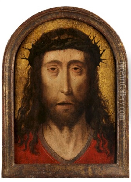 Ecce Homo Oil Painting - Dieric Bouts the Elder