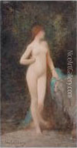 Nu Feminin, Etude Pour Chloe Oil Painting - Jules Joseph Lefebvre