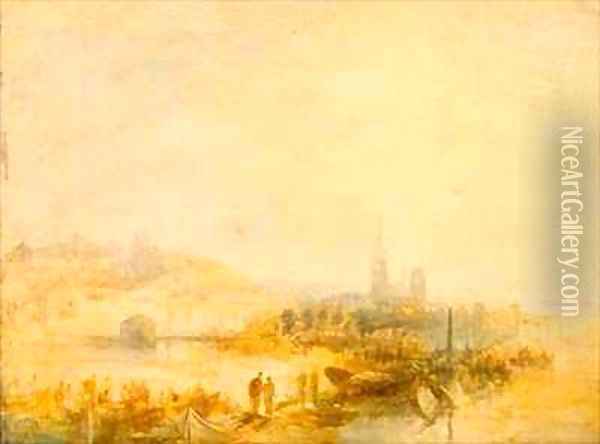 A Study of Rouen Oil Painting - Henry Thomas Dawson