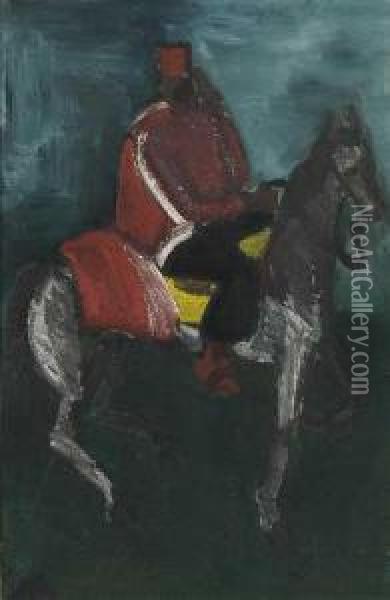 Spahi Zu Pferde Iii Oil Painting - Helmut Hugel Von Kolle