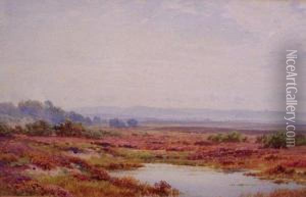 Heathland Oil Painting - Harry Sutton Palmer