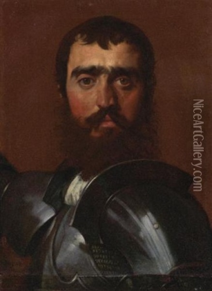 The Condottiere Oil Painting - Jean-Auguste-Dominique Ingres