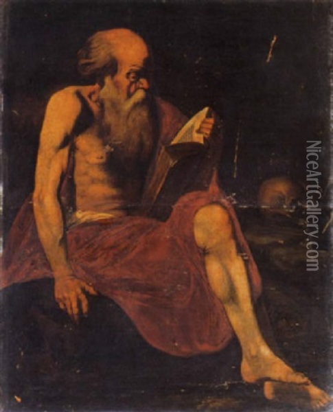 San Gerolamo Oil Painting -  Caravaggio