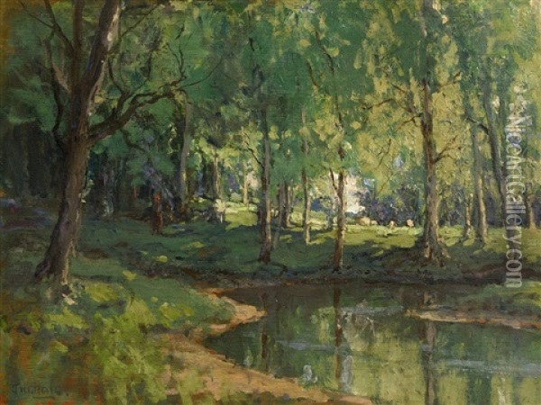 Early Summer, Silversprings, Co. Antrim Oil Painting - James Humbert Craig